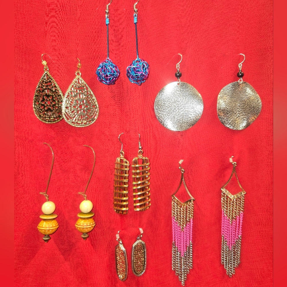 Bundle of 7 Earring Sets